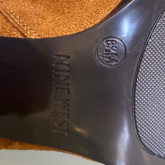 Nine West Neva2 Women's Ankle Boots Brown Faux Suede-Women’s Size 8.5-NWOB - Picture 10 of 11